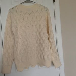 Scalloped Lumière Sweater